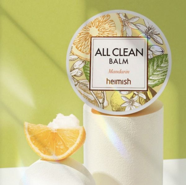Бальзам для зняття макіяжу з мандарином HEIMISH All Clean Balm Mandarin 120ml HM-025 фото