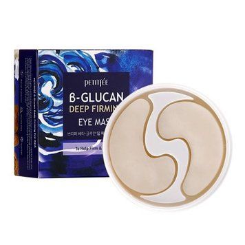Супер зміцнюючі патчі під очі з бета-глюканом PETITFEE B-Glucan Deep Firming Eye Mask 60шт PETITFEE-35 фото