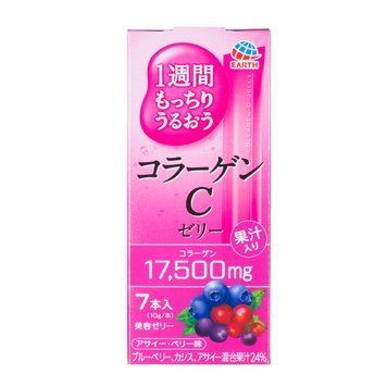 Питний колаген у формі желе зі смаком лісових ягід Earth Collagen C Jelly (на 7 днів) 70g EARTH-005 фото