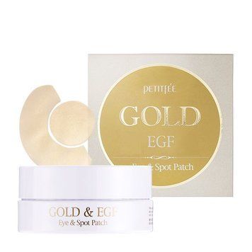 Гідрогелеві патчі для очей з золотом і EGF - PETITFEE Gold & EGF Eye & Spot Patch 60шт + 30 точкових патчів PETITFEE-06 фото