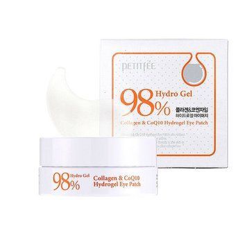 Гідрогелеві патчі для очей з колагеном і коензимом Q10 - PETITFEE Collagen & Co Q10 Hydrogel Eye Patch 60шт PETITFEE-08 фото