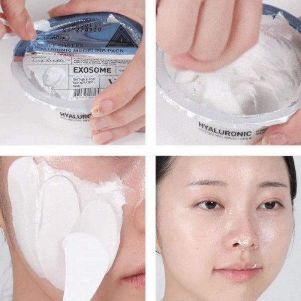 Моделююча зволожуюча маска для обличчя VT COSMETICS Reedle Shot EX Hyaruronic Modeling Pack 25g VT-031 фото