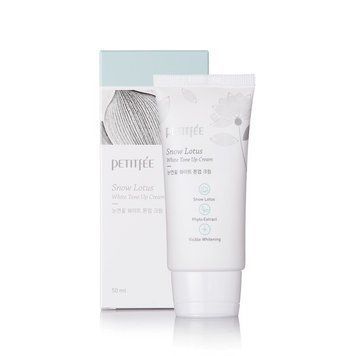 Зволожуючий і освітлюючий крем для обличчя PETITFEE Snow Lotus White Tone Up Cream 50ml PETITFEE-16 фото