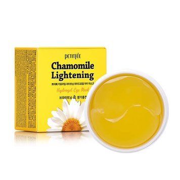 Гідрогелеві освітлюючі патчі для очей з екстрактом ромашки PETITFEE Chamomile Lightening Hydrogel Eye Mask 60шт PETITFEE-31 фото